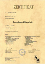 Torsten Franz Grundlagen Blitzschutz