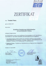 Torsten Franz - Zertifikat EIB-Kombikurs