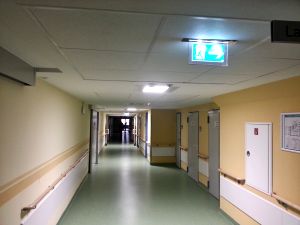 Beleuchtung Notaufnahme im Klinikum Ebersbach